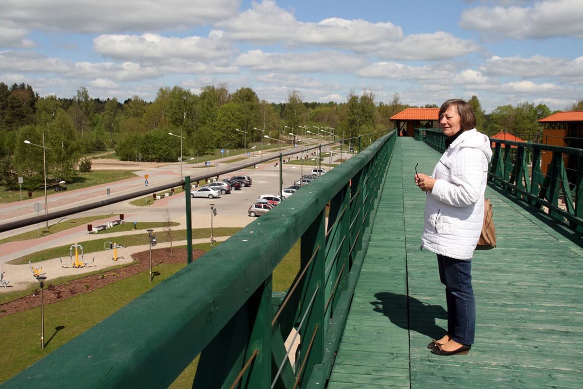 Goldap - Spazierweg auf dem Gradierwerk